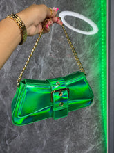 Load image into Gallery viewer, Mirror Metallic Chain handle bag
