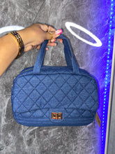 Load image into Gallery viewer, Quilted denim bag
