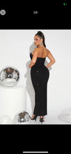 Load image into Gallery viewer, Glitter tube dress (Black)
