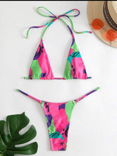 Cargar imagen en el visor de la galería, Bikini con estampado integral
