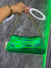 Load image into Gallery viewer, Mirror Metallic Chain handle bag
