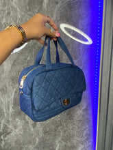 Load image into Gallery viewer, Quilted denim bag
