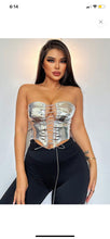 Load image into Gallery viewer, Strapless Tunic Crop top
