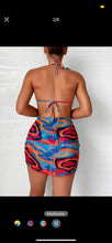 Load image into Gallery viewer, Blue combo 3 Piece bikini set
