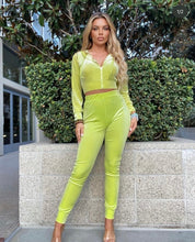 Load image into Gallery viewer, Lime 2 Piece Joggers Set
