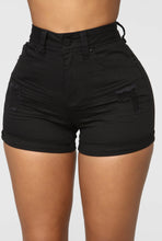 Load image into Gallery viewer, Ariana High Rise Shorts (Black)
